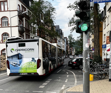 Bus advertising Marburg | Capricorn Scientific